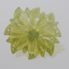 Transparent Acrylic Connector. Fashion Jewelry Findings. Flower 46x52mm Sold by Bag