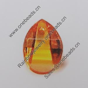 Transparent Acrylic Pendant. Fashion Jewelry Findings. Teardrop 14x10mm Slod by Bag