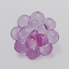 Transparent Acrylic Beads. Fashion Jewelry Findings. Flower 14mm Sold by Bag