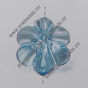 Transparent Acrylic Beads. Fashion Jewelry Findings. Flower 16mm Sold by Bag