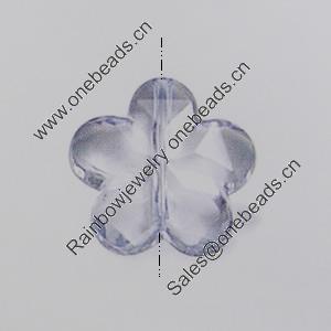 Transparent Acrylic Beads. Fashion Jewelry Findings. Flower 17mm Sold by Bag