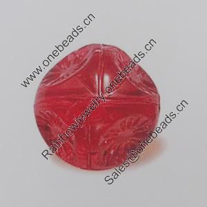 Transparent Acrylic Beads. Fashion Jewelry Findings. 17x15mm Sold by Bag