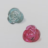 Transparent Acrylic Cabochons. Fashion Jewelry Findings. Flower 10mm Slod by Bag