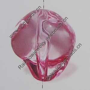Transparent Acrylic Beads. Fashion Jewelry Findings. 24x22mm Sold by Bag