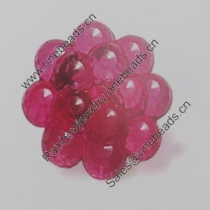 Transparent Acrylic Beads. Fashion Jewelry Findings. 19mm Sold by Bag