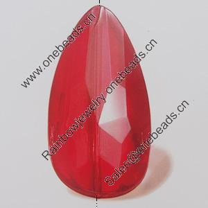 Transparent Acrylic Beads. Fashion Jewelry Findings. Teardrop 48x27mm Sold by Bag