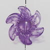 Transparent Acrylic Beads. Fashion Jewelry Findings. Flower 30mm Sold by Bag