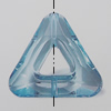Transparent Acrylic Beads. Fashion Jewelry Findings. Triangle 27x30mm Sold by Bag