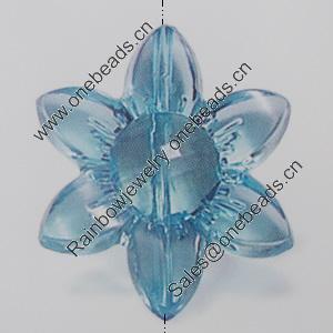Transparent Acrylic Beads. Fashion Jewelry Findings. Flower 25mm Sold by Bag