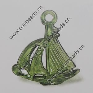 Transparent Acrylic Pendant. Fashion Jewelry Findings. 23x26mm Slod by Bag