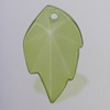 Transparent Acrylic Pendant. Fashion Jewelry Findings. Leaf 30x18mm Slod by Bag
