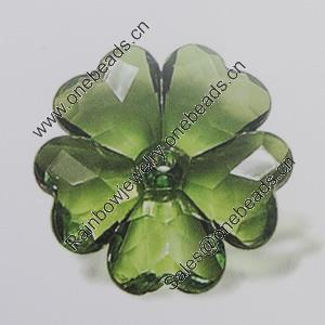 Transparent Acrylic Beads. Fashion Jewelry Findings. Flower 28mm Sold by Bag