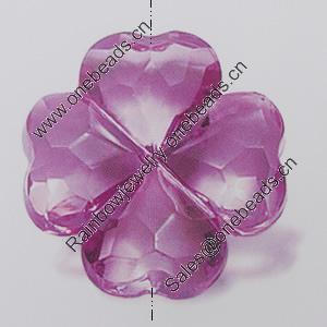 Transparent Acrylic Beads. Fashion Jewelry Findings. Flower 25mm Sold by Bag