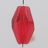 Transparent Acrylic Beads. Fashion Jewelry Findings. 18x10mm Sold by Bag