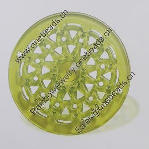 Transparent Acrylic Connector. Fashion Jewelry Findings. 50mm Sold by Bag