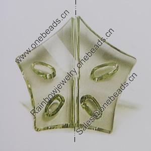 Transparent Acrylic Beads. Fashion Jewelry Findings. 28x30mm Sold by Bag