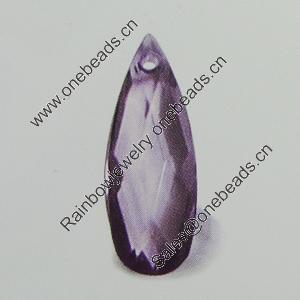 Transparent Acrylic Pendant. Fashion Jewelry Findings. Teardrop 8x22mm Sold by Bag