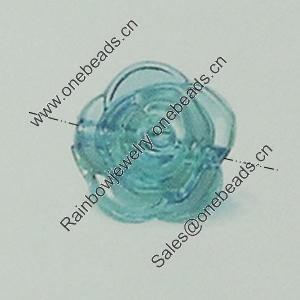 Transparent Acrylic Beads. Fashion Jewelry Findings. Flower 12mm Sold by Bag