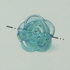 Transparent Acrylic Beads. Fashion Jewelry Findings. Flower 12mm Sold by Bag