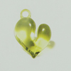 Transparent Acrylic Pendant. Fashion Jewelry Findings. Heart 22x29mm Sold by Bag
