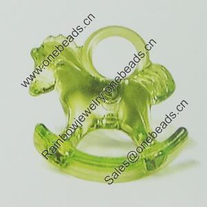 Transparent Acrylic Pendant. Fashion Jewelry Findings. Animal 29mm Sold by Bag