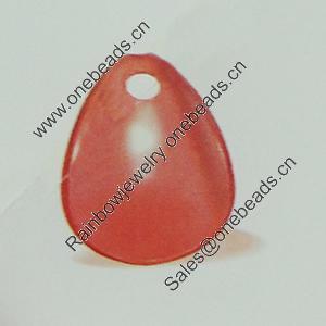 Transparent Acrylic Pendant. Fashion Jewelry Findings. Teardrop 15x19mm Sold by Bag