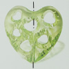 Transparent Acrylic Beads. Fashion Jewelry Findings. Heart 35mm Sold by Bag