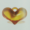 Transparent Acrylic Pendant. Fashion Jewelry Findings. Heart 25x36mm Sold by Bag