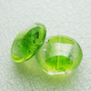 Silver Foil Lampwork Beads, Oblate 20.5mm,10mm Hole:Approx 2mm, Sold by PC