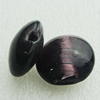 Silver Foil Lampwork Beads, Oblate 20.5mm,10mm Hole:Approx 2mm, Sold by PC