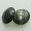 Silver Foil Lampwork Beads, Oblate 20.5mm,10mm Hole:Approx 2mm, Sold by PC