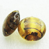 Silver Foil Lampwork Beads, Oblate 20.5mm,10mm Hole:Approx 2mm, Sold by PC