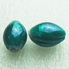 Silver Foil Lampwork Beads, Oval 15mm,10mm Hole:Approx 2mm, Sold by PC