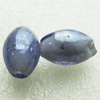 Silver Foil Lampwork Beads, Oval 15mm,10mm Hole:Approx 2mm, Sold by PC