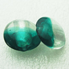 Silver Foil Lampwork Beads, Oblate 20.5mm,10mm Hole:Approx 2mm, Sold by PC