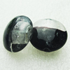 Silver Foil Lampwork Beads, Oblate 20.5mm,10mm Hole:Approx 2mm, Sold by PC