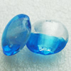 Silver Foil Lampwork Beads, Oblate 20.5mm,10mm Hole:Approx 2mm, Sold by PC