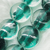 Silver Foil Lampwork Beads, oblate 15mm,9mm Hole:Approx 2mm, Sold by PC