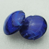 Hand-Made Lampwork Beads, oblate 27.5mm,12.5mm Hole:About 2mm, Sold by PC