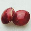 Hand-Made Lampwork Beads, oblate 27.5mm,12.5mm Hole:About 2mm, Sold by PC