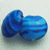 Hand-Made Lampwork Beads, oblate 27.5mm,12.5mm Hole:About 2mm, Sold by PC