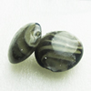 Hand-Made Lampwork Beads, oblate 27.5mm,12.5mm Hole:About 2mm, Sold by PC