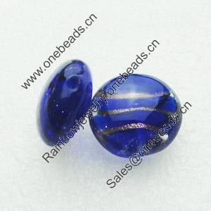 Hand-Made Lampwork Beads, oblate 20mm,10mm Hole:About 2mm, Sold by PC