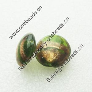 Hand-Made Lampwork Beads, oblate 20mm,10mm Hole:About 2mm, Sold by PC