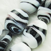 Hand-Made Lampwork Beads, oblate 17.5x20mm,10mm Hole:About 2mm, Sold by PC