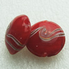 Hand-Made Lampwork Beads, oblate 20mm,9.5mm Hole:About 2mm, Sold by PC