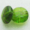 Hand-Made Lampwork Beads, oblate 20mm,9.5mm Hole:About 2mm, Sold by PC