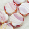 Hand-Made Lampwork Beads, oblate 19.5mm,5mm Hole:About 2mm, Sold by PC 