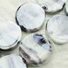 Hand-Made Lampwork Beads, oblate 19.5mm,5mm Hole:About 2mm, Sold by PC 