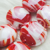 Hand-Made Lampwork Beads, oblate 17mm,9mm Hole:About 2mm, Sold by PC 